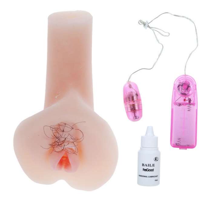 MASTURBADOR REALISTICO - VAGINA COM VIBRAÇÕES - BAILE FOR HIM