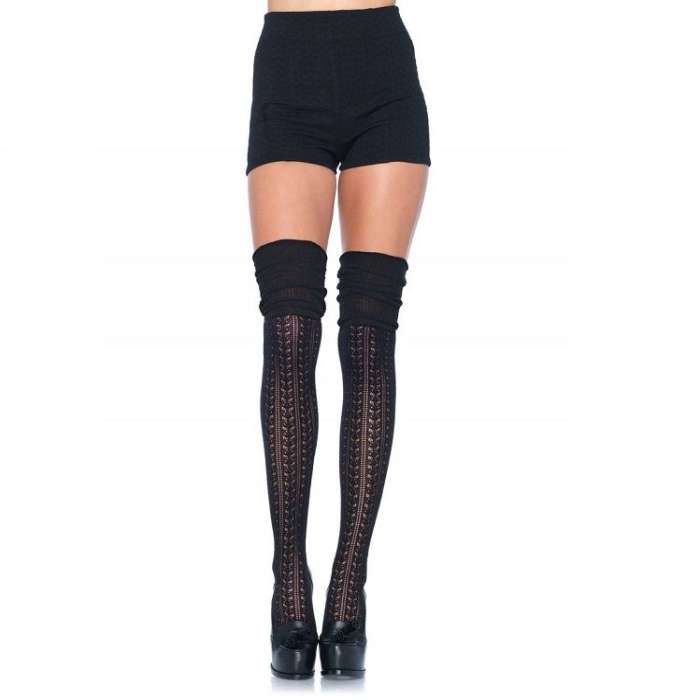 MEIAS PRETO - LEG AVENUE - TAMANHO S