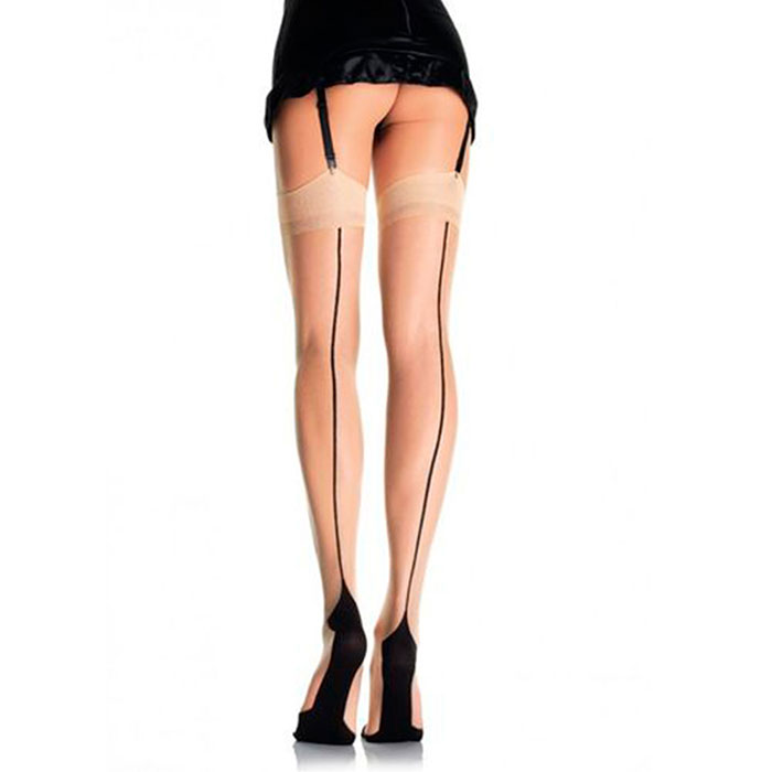 MEIAS PRETO/NUDE - LEG AVENUE - TA...