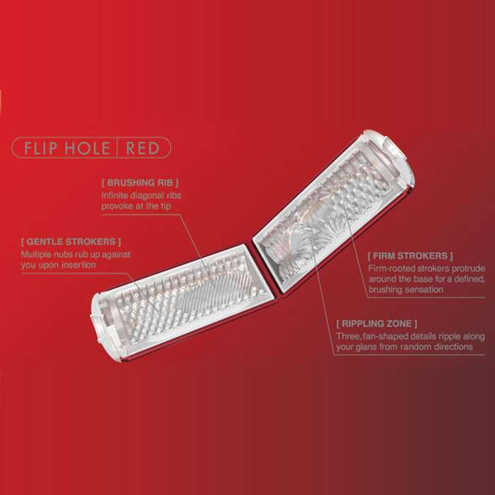 MASTURBADOR - FLIP HOLE - VERMELHO