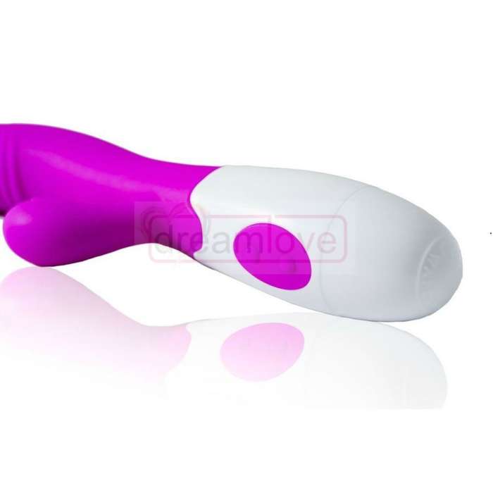 VIBRADOR COM ESTIMULADOR - PRETTY LOVE - BRIGTHY
