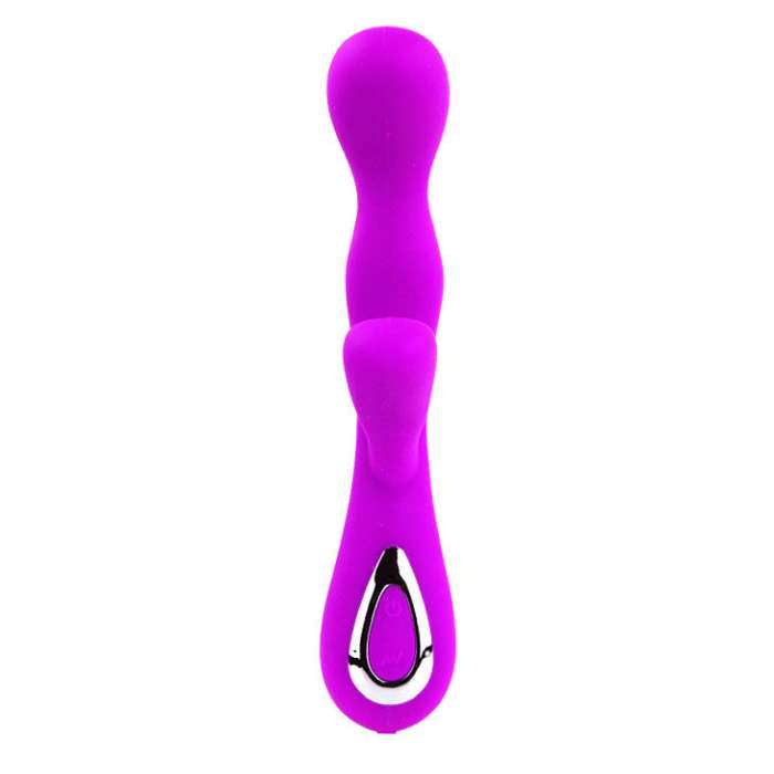 VIBRADOR COM ESTIMULADOR - PRETTY LOVE - IMPULSE