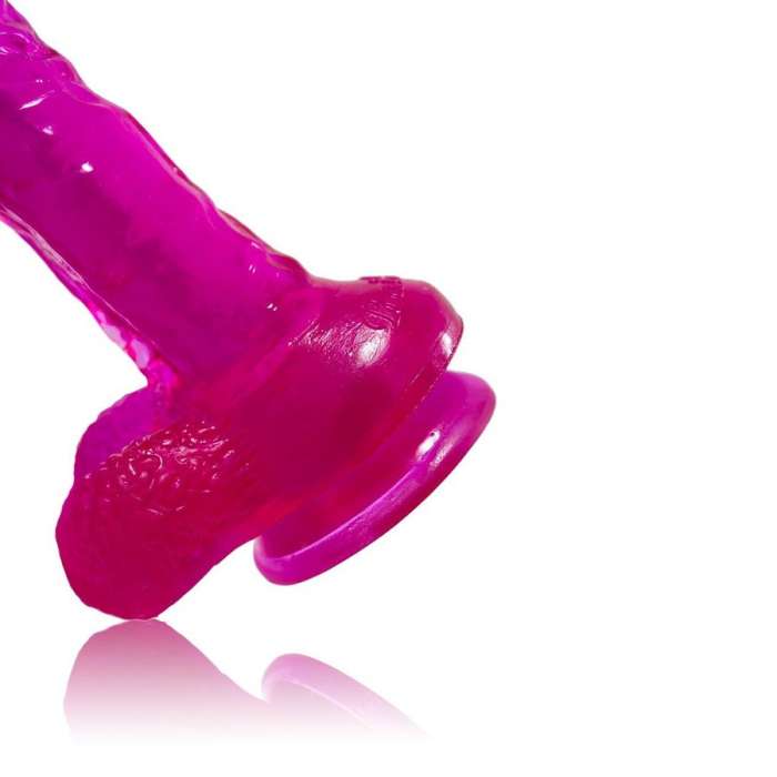 DILDO REALISTICO COM VENTOSA - 17CM - BAILE DILDOS