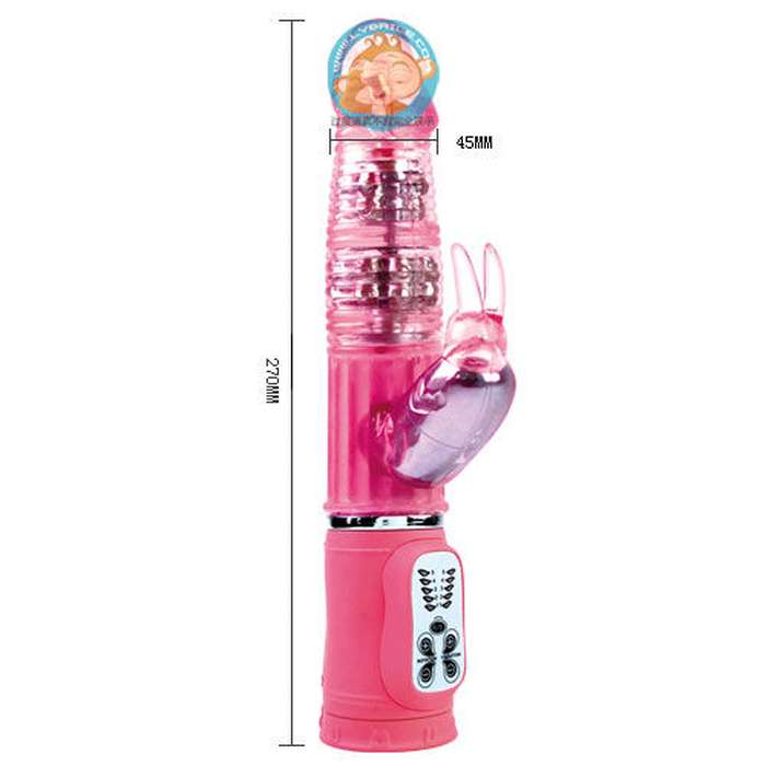 VIBRADOR ESTIMULADOR COM ROTAÇÃO -...