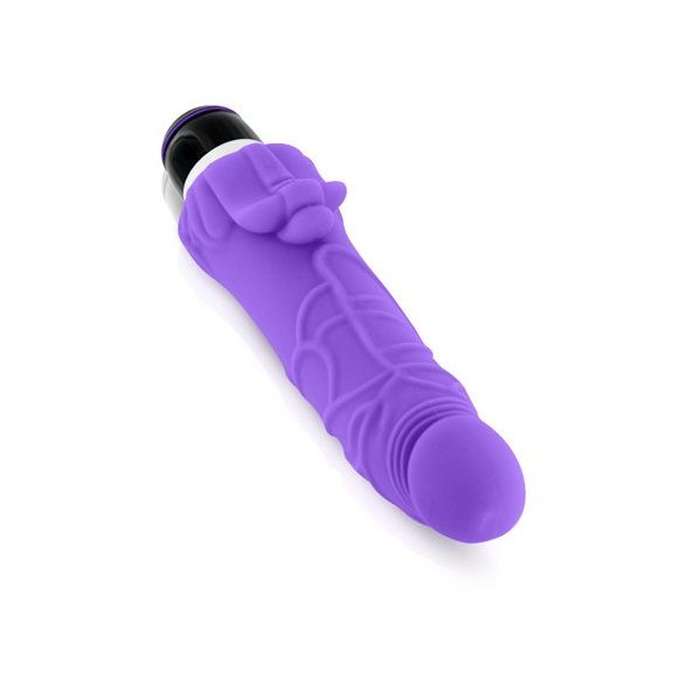 DILDO REALISTICO COM VIBRAÇÃO E ESTIMULADOR - SEVENCREATIONS