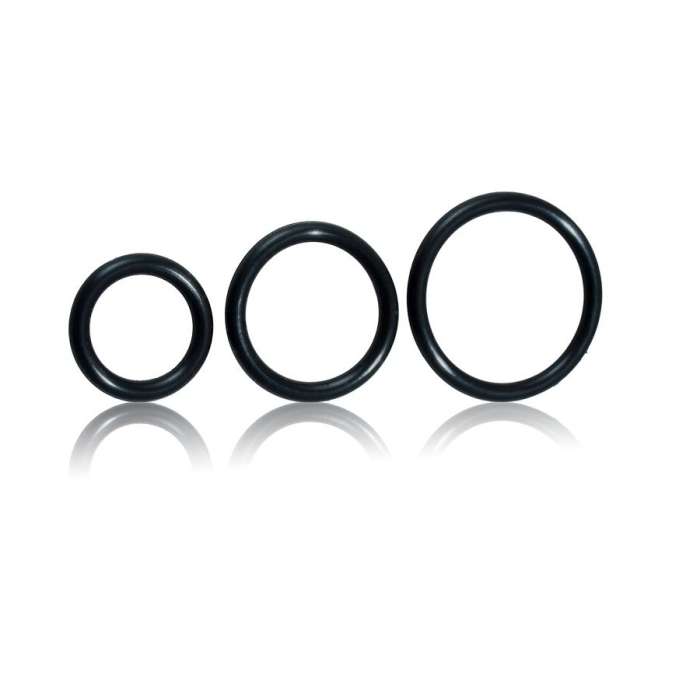 CONJUNTO DE 3 ANEIS PARA PÉNIS - BAILE PARA ELE