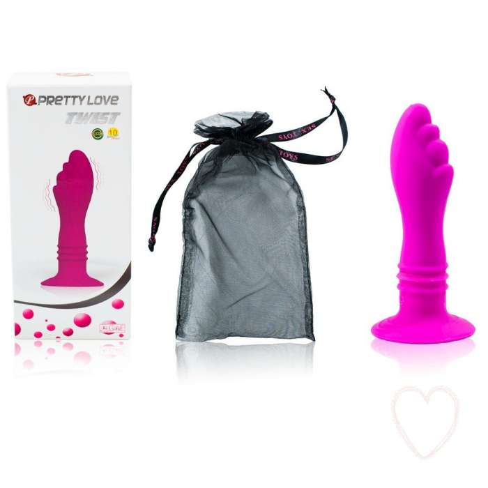 PLUG ANAL COM VIBRAÇÃO TWIST - PRE...