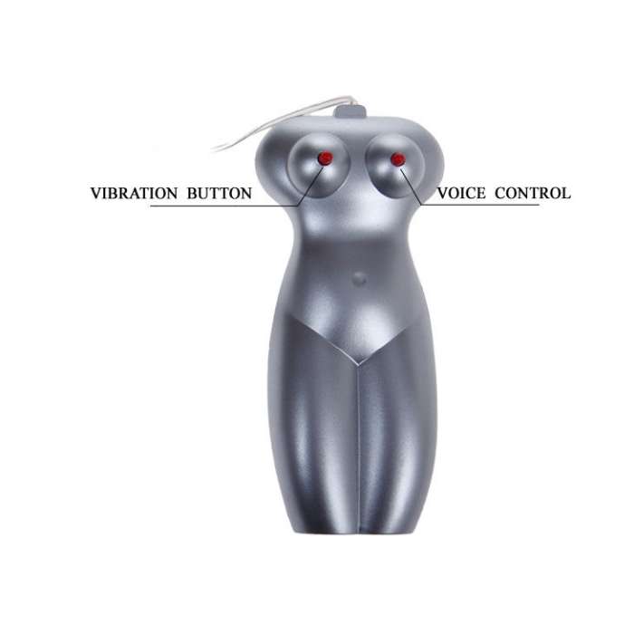 DUPLA VAGINA COM ANUS E DUPLO MOTOR COM VOZ - BAILE FOR HIM