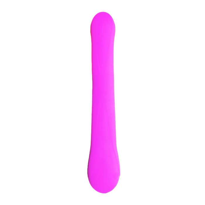VIBRADOR COM ESTIMULADOR DE CLITÓRIS E FUNÇÃO DE ROTAÇÃO - PRETTYLOVE