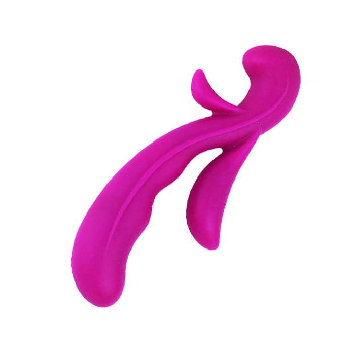 MASSAGEADOR COM ESTIMULADOR DE CLITORIS - PRETTY LOVE