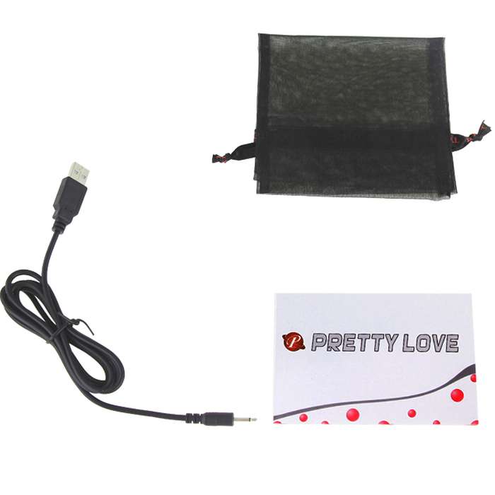 MASSAGEADOR COM ESTIMULADOR DE CLITORIS - PRETTY LOVE