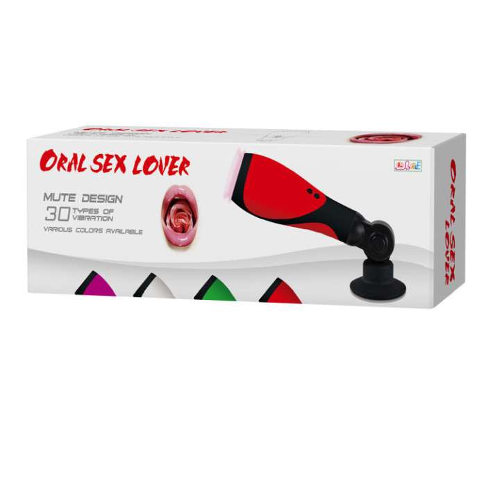 ESTIMULADOR REALISTICO PARA SEXO ORAL COM ADAPTADOR - BAILE FOR HIM