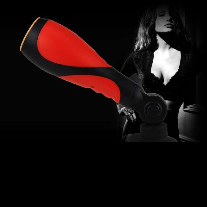 ESTIMULADOR REALISTICO PARA SEXO ORAL COM ADAPTADOR - BAILE FOR HIM