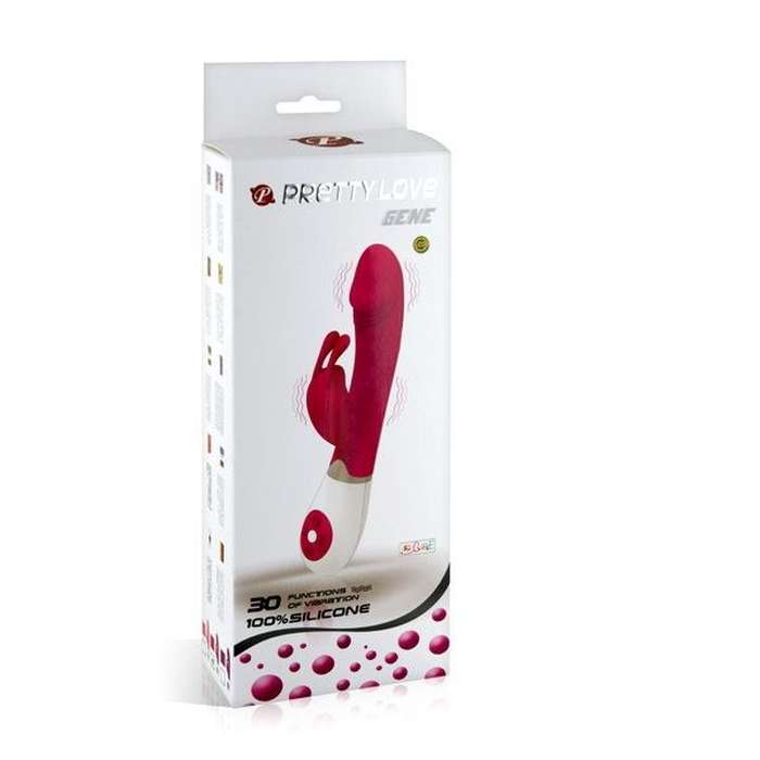 VIBRADOR COM ESTIMULADOR - PRETTY LOVE FLIRTATION