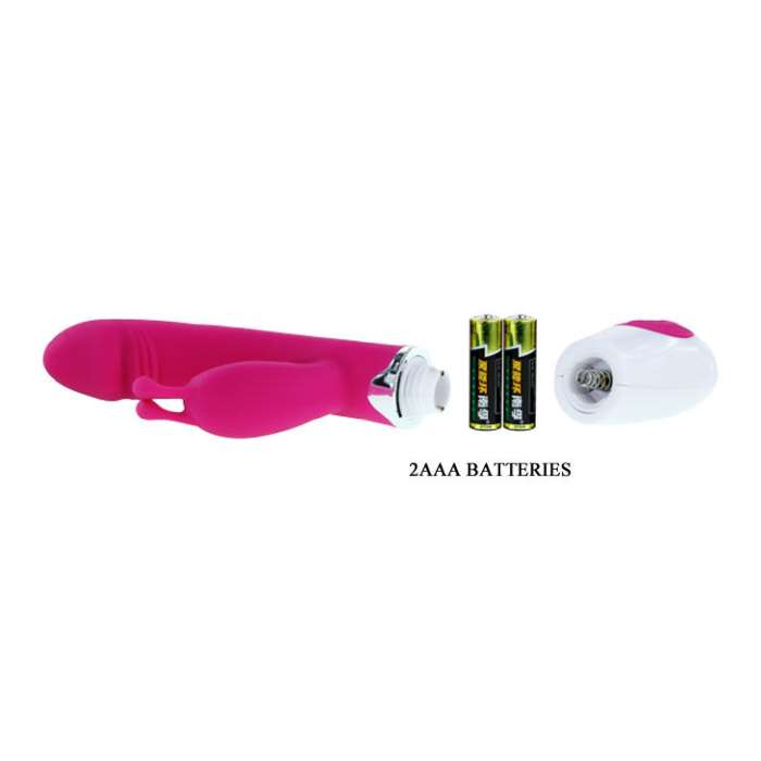 VIBRADOR COM ESTIMULADOR - PRETTY LOVE FLIRTATION