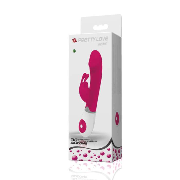 VIBRADOR COM ESTIMULADOR - PRETTY LOVE FLIRTATION