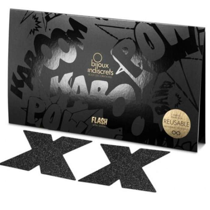 ADESIVOS DE MAMILO - CRUZ - PRETO