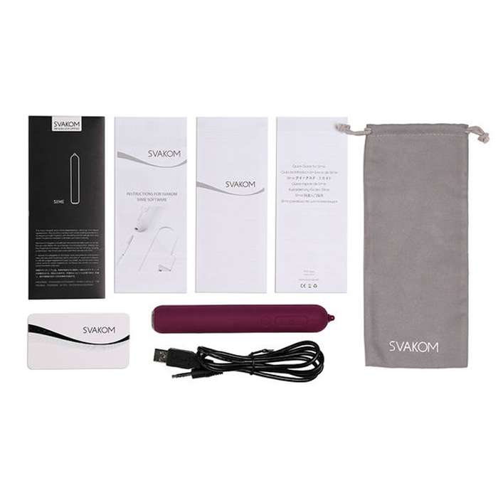 SVAKOM SIIME VIBRATOR CAMERA LILAC