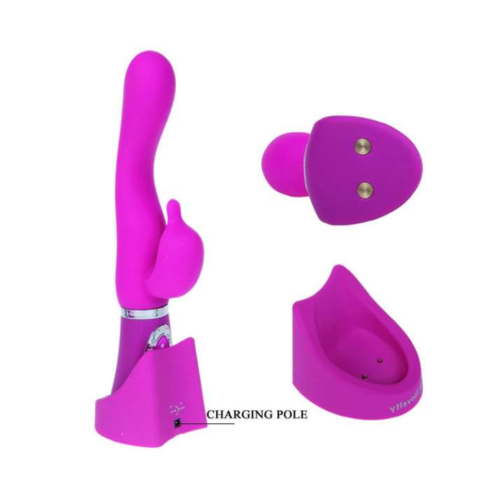 VIBRADOR C/ ESTIMULADOR -  PRETTY LOVE TOOD