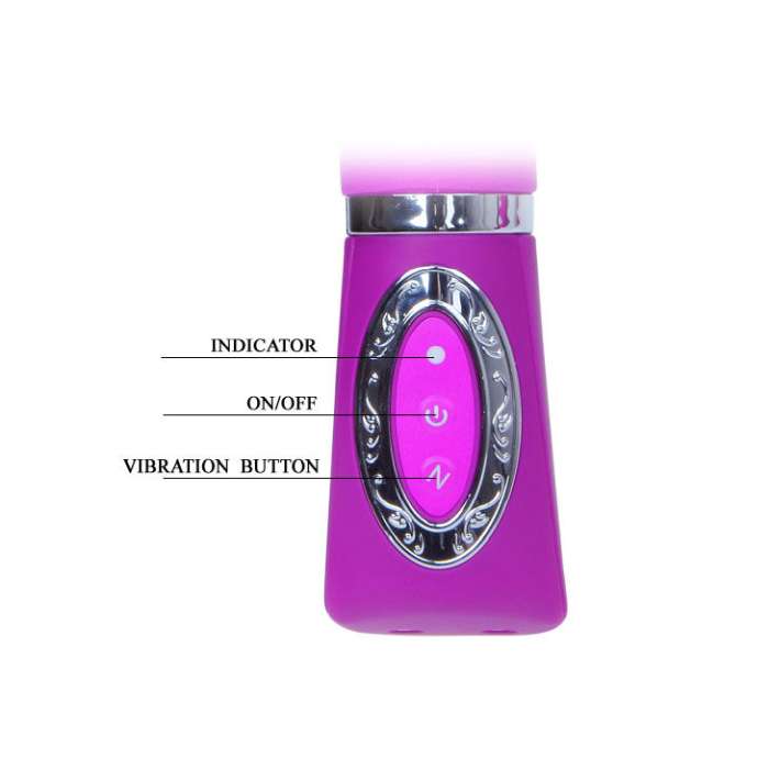 SMART PRETTY LOVE PHIL - VIBRADOR COM ESTIMULADOR DE CLITORIS