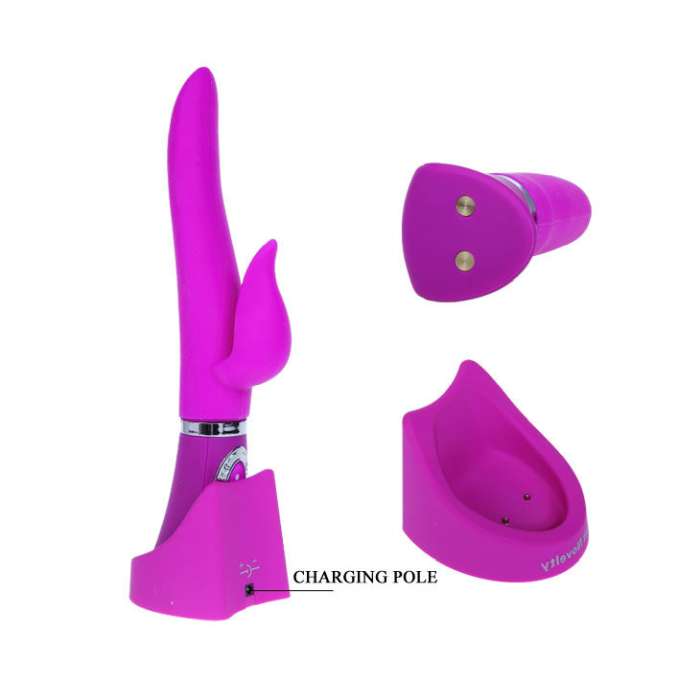 SMART PRETTY LOVE PHIL - VIBRADOR COM ESTIMULADOR DE CLITORIS