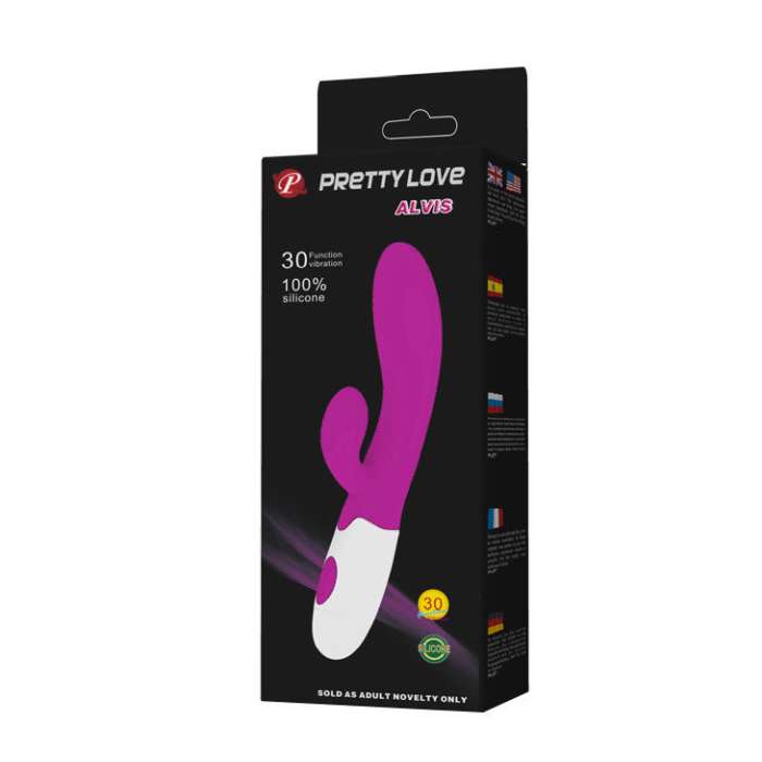 VIBRADOR CON ESTIMULADOR CLITORIS - PRETTY LOVE FLIRTATION  ALVIS