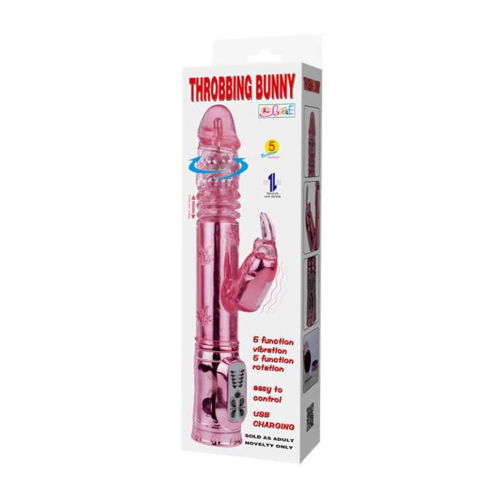 VIBRADOR C/ ROTAÇÃO - THROBBING BUNNY