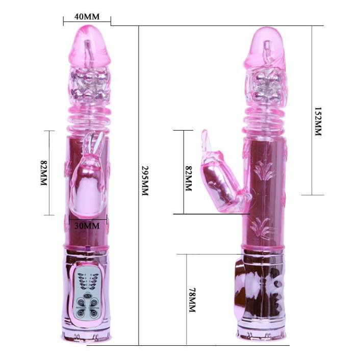 VIBRADOR C/ ROTAÇÃO - THROBBING BUNNY