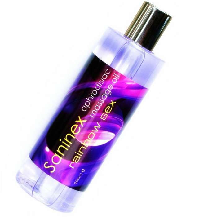 OLEO DE MASSAGEM - SANINEX ACEITE AFRODISIACO RAINBOW SEX 200ML