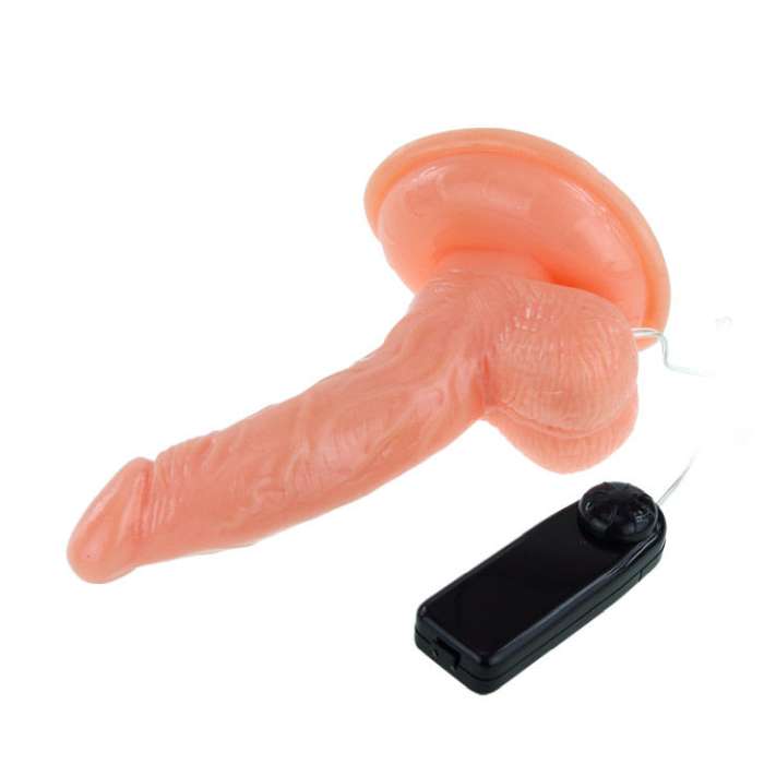 VIBRADOR  REALISTA GIRATÓRIO - 15 CM - BAILE VIBRATORS