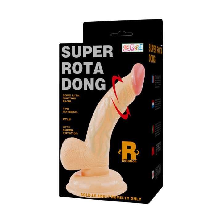 VIBRADOR  REALISTA GIRATÓRIO - 15 CM - BAILE VIBRATORS