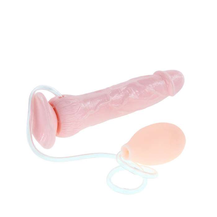 VIBRADOR REALISTA - SIMULADOR DE EJACULAÇÃO COM VENTOSA - 20 CM