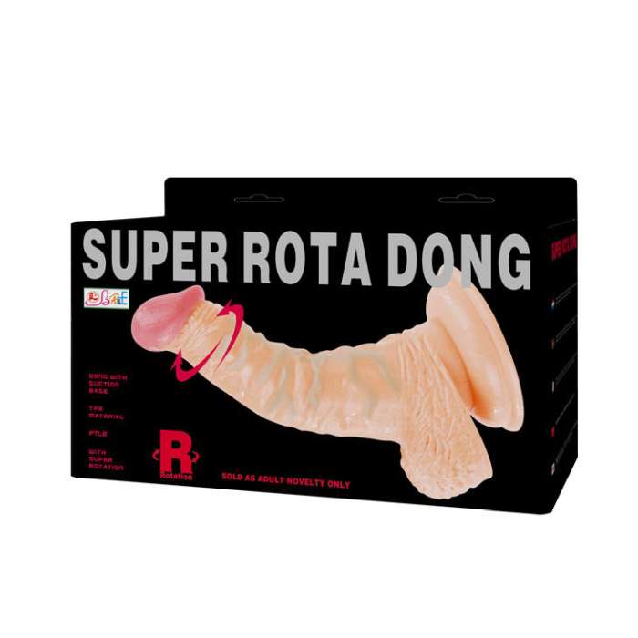 VIBRADOR REALISTICO ROTATIVO COM VENTOSA - 20,5 CM - BAILE VIBRATORS
