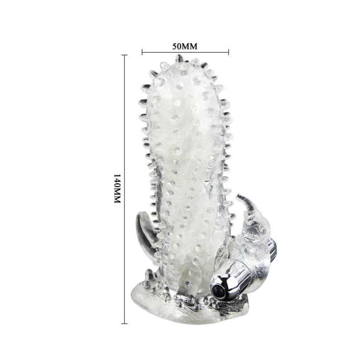 MANGA PARA PÉNIS COM ESTIMULADOR DE CLITORIS - BRAVE MAN