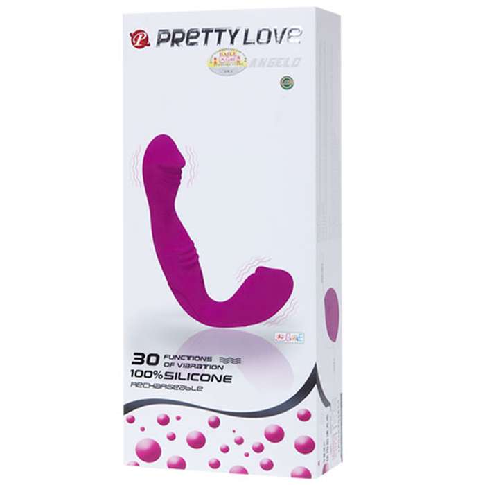 VIBRADOR STRAPLESS RECARREGÁVEL - ANGELO - PRETTY LOVE