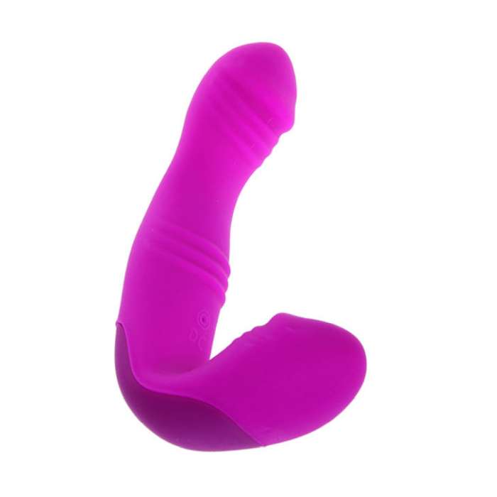 VIBRADOR STRAPLESS RECARREGÁVEL - ANGELO - PRETTY LOVE