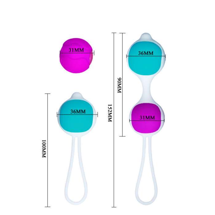 BOLAS DE SILICONE - PRETTY LOVE