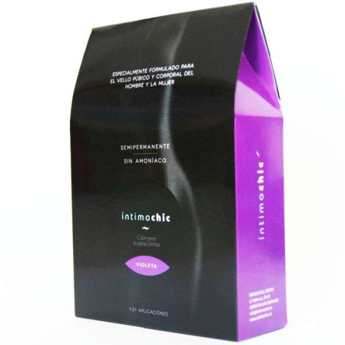 TINTA PELOS PUBICOS - INTIMOCHIC  COR FUSCIA