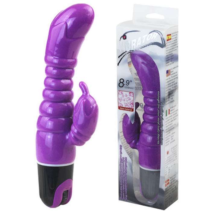 VIBRADOR COM ESTIMULAÇÃO DE CLITORIS E PONTO G - BAILE VIBRATORS