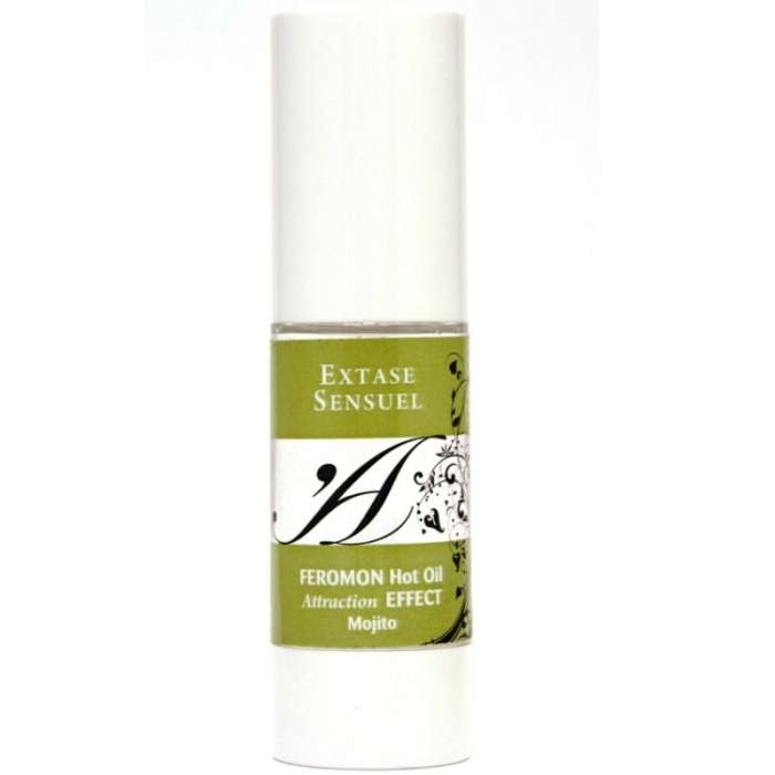 OLEO DE MASSAGEM - EXTASE SENSUEL FEROMONAS HOT OIL EFFECT