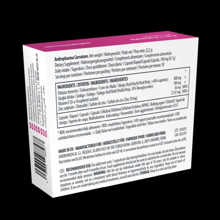 COMPLEMENTO EXTENSOR PENIANO - CURVATURA DE ANDROFARMA