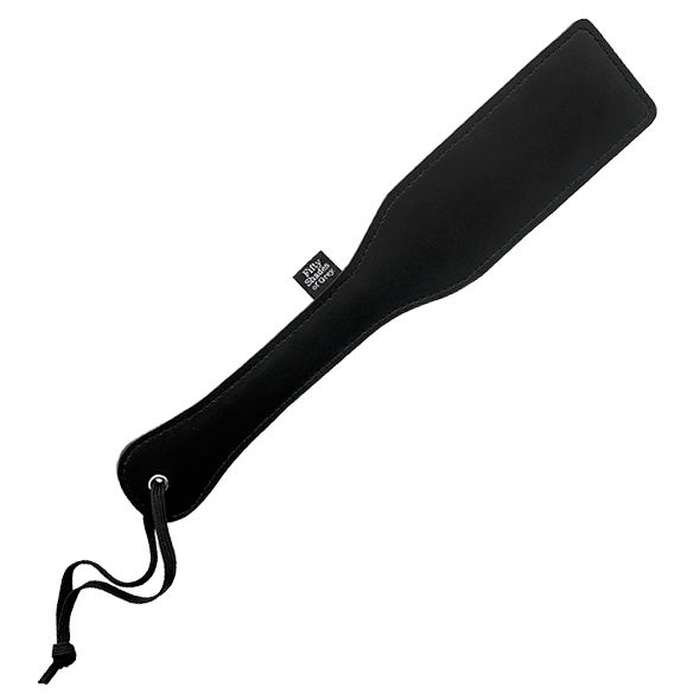 AÇOITADOR DE CETIM E COURO - FIFTY SHADES OF GREY