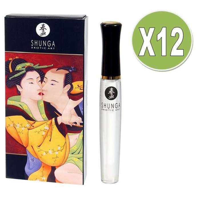 GLOSS EFEITO QUENTE/ FRIO - SHUNGA  PRAZER ORAL (X 12 PCS)
