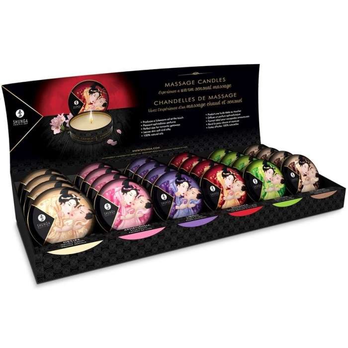 MINI CARESS POR VELA MASSAGEM VELA + DISPLAYS