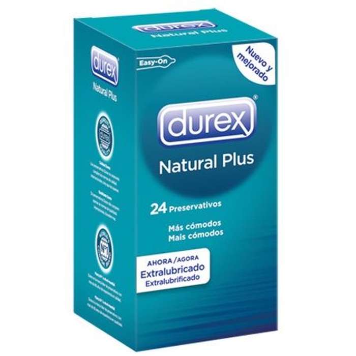 PRESERVATIVOS - DUREX NATURAL PLUS 24 UNITS