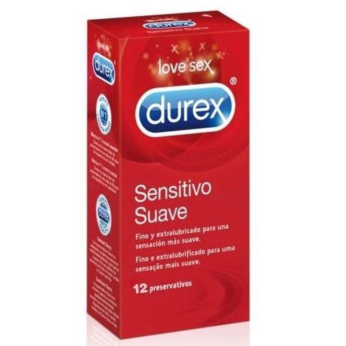 PRESERVATIVOS - SOFT SENSITIVE DUREX 12 UNITS
