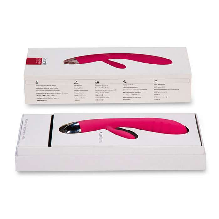 VIBRADOR COM ESTIMULADOR DE CLITÓRIS - SVAKOM
