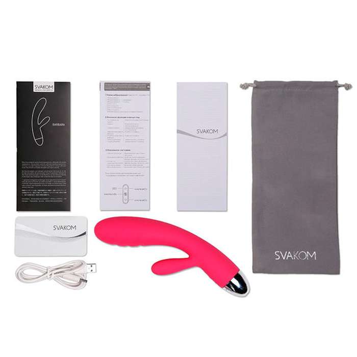 VIBRADOR COM ESTIMULADOR DE CLITÓRIS - SVAKOM
