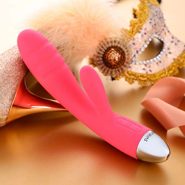 VIBRADOR COM ESTIMULADOR DE CLITÓRIS - SVAKOM