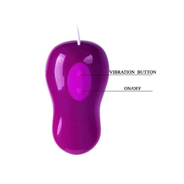 PRETTY LOVE FLIRTATION - OVO VIBRADOR COM CONTROLO REMOTO